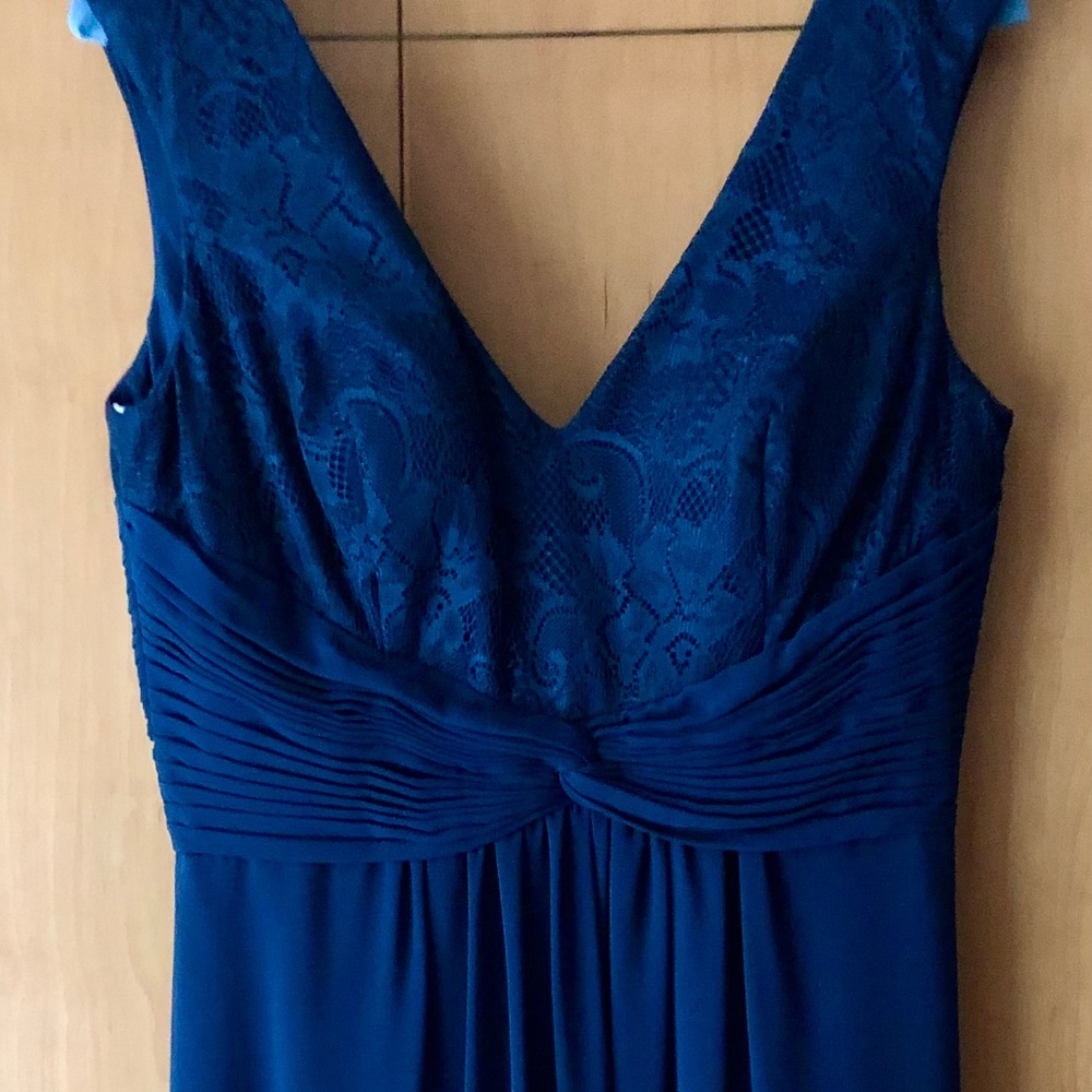 Women Alexia Formal Maxi Dress - Navy (Size 12 Altered)